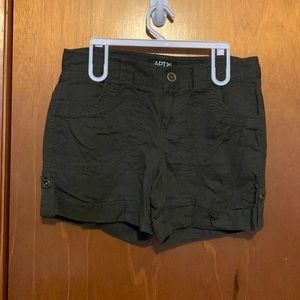 Dark Army green shorts